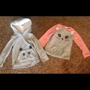 2 adorable animal sweaters!